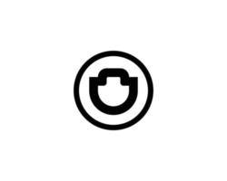 U Logo design vector template