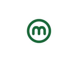 M logo design vector template