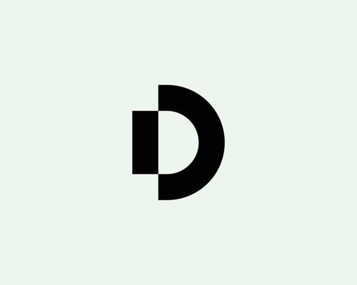 D logo design vector template