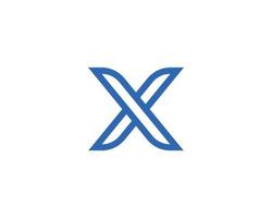 X logo design vector template