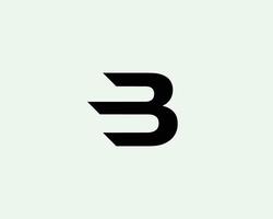 B logo design vector template