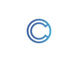 C logo design vector template