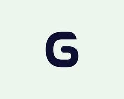 plantilla de vector de diseño de logotipo g