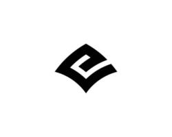 E logo design vector template