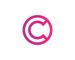 C logo design vector template