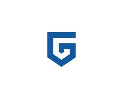 plantilla de vector de diseño de logotipo g