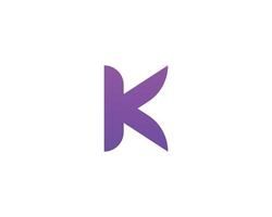 plantilla de vector de diseño de logotipo k kk