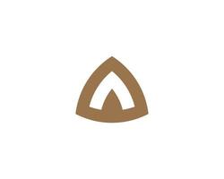 A AA Letter Logo Design Vector Template