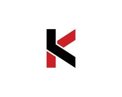 K KK logo design vector template