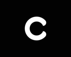 C Logo Design vector template