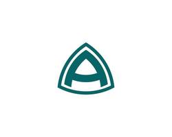 A AA Letter Logo Design Vector Template