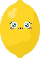 Cute lemon , illustration, vector on white background