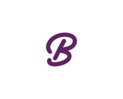 B logo design vector template