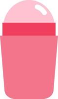 Pink antiperspirant, illustration, vector on a white background