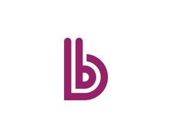 B logo design vector template