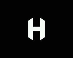 H logo design vector template