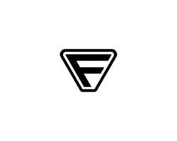 F logo design vector template