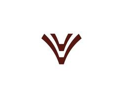 V Logo Design vector template