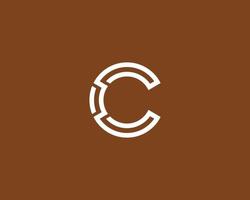 C logo design vector template
