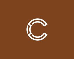 C logo design vector template