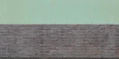 Modern weathered colored slate brick wall texture photo