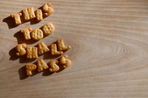 This too shall pass. Edible letters photo