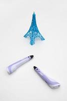 3d handle pen and 3d painting figures in concept of andmade STEM education photo