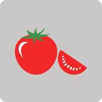 Italian tomato, illustration, vector, on a white background. vector