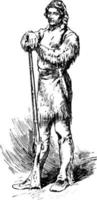 Daniel Boone, vintage illustration vector