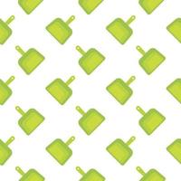 Green scoop ,seamless pattern on white background. vector