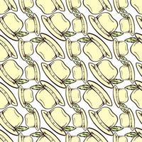 Beautiful hats pattern, illustration, vector on white background