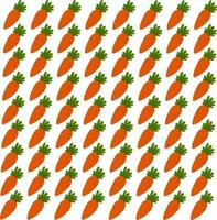 Carrot wallpaper, illustration, vector on white background.