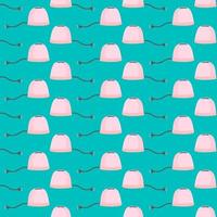 Toaster pattern, seamless pattern on blue background. vector