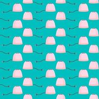 Toaster pattern, seamless pattern on blue background. vector