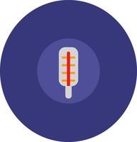 Health thermometer, illustration, vector on a white background.