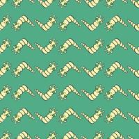 Worms pattern , illustration, vector on white background