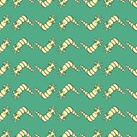 Worms pattern , illustration, vector on white background