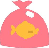 New fish, illustration, vector on a white background.