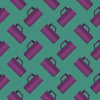 Purple cup,seamless pattern on dark green background. vector