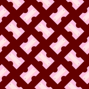 Pencils sharpener, seamless pattern on dark red background. vector