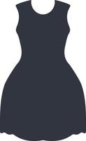 Dark blue shirt dress, illustration, vector, on a white background. vector