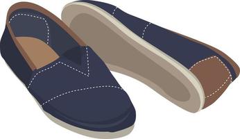 Fancy shoes ,illustration, vector on white background.