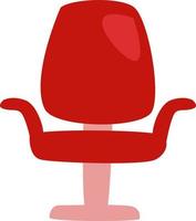 Office chair, illustration, vector on a white background.