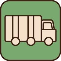 Agriculture truck, illustration, vector on a white background.