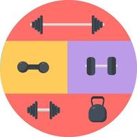 Heavy weights ,illustration, vector on white background.