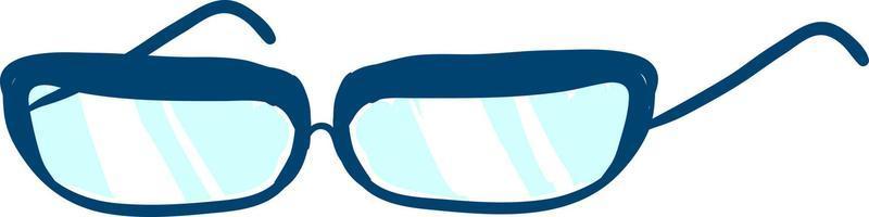 Optical glasses, illustration, vector on white background.