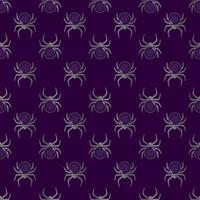 Spider pattern, illustration, vector on white background.