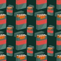 Pack of cigarettes pattern , illustration, vector on white background