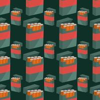 Pack of cigarettes pattern , illustration, vector on white background