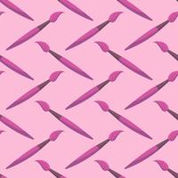 Paint brush pattern , illustration, vector on white background